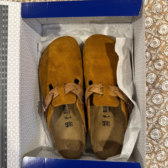 New in Box Birkenstock Braided Boston Mink 40 - Picture 6 of 10